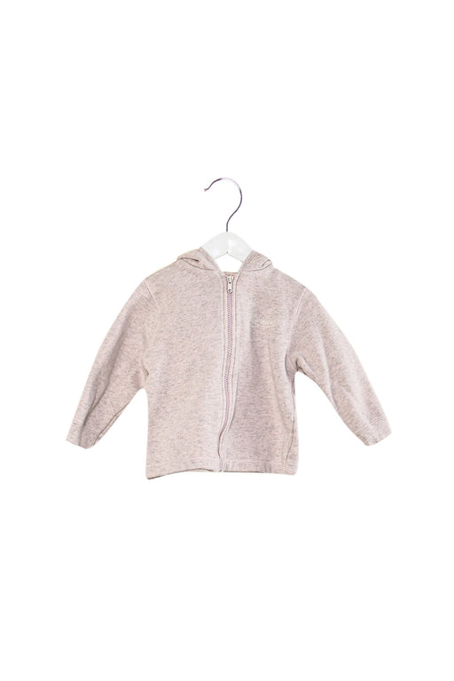 A Purple Zippered Sweatshirts from Bonpoint in size 2T for girl. (Front View)