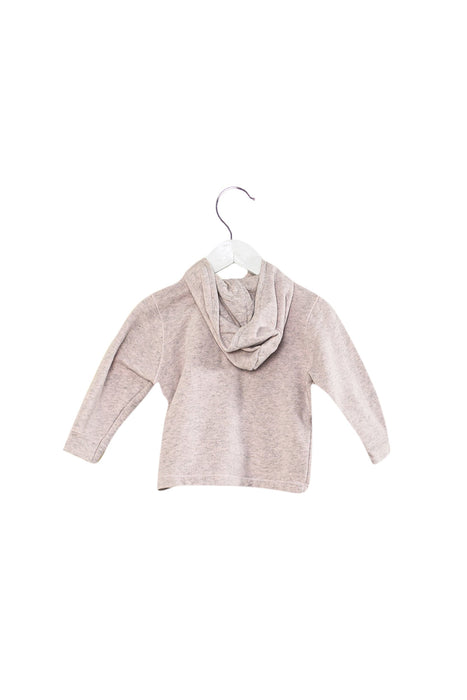 A Purple Zippered Sweatshirts from Bonpoint in size 2T for girl. (Back View)