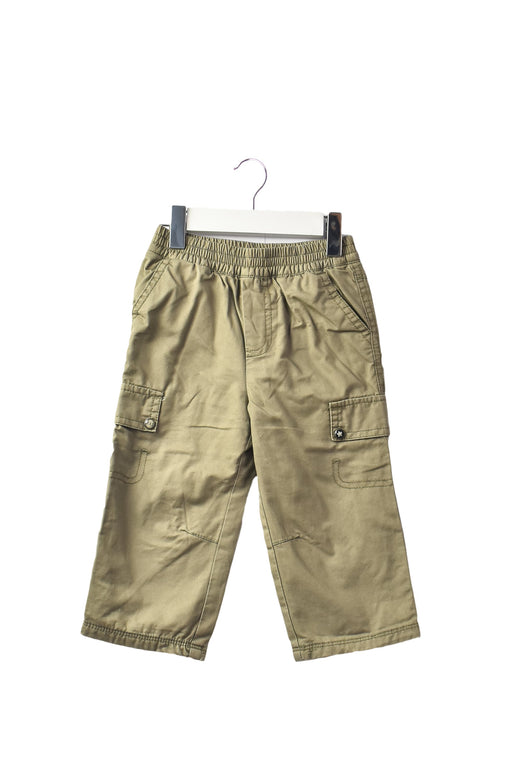 A Brown Casual Pants from IKKS in size 6-12M for boy. (Front View)