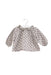 A Grey Long Sleeve Tops from Petit Bateau in size 3-6M for girl. (Front View)