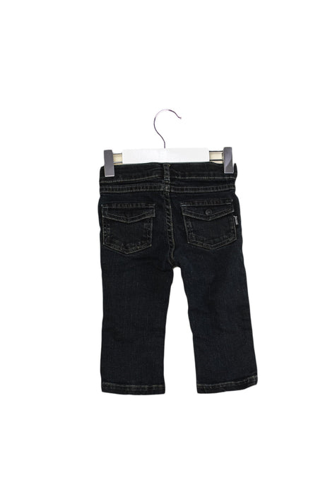 A Navy Jeans from Jacadi in size 6-12M for boy. (Back View)