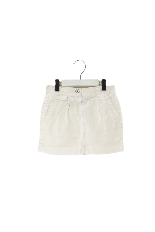 A White Short Skirts from Crewcuts in size 5T for girl. (Front View)