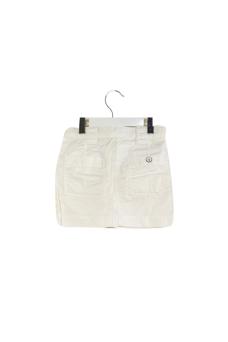 A White Short Skirts from Crewcuts in size 5T for girl. (Back View)
