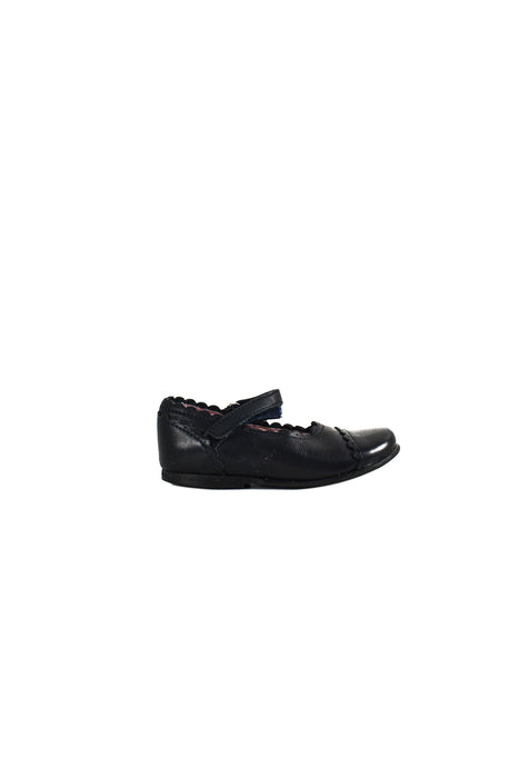 A Navy Flats from Jacadi in size 18-24M for girl. (Back View)