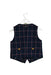 A Navy Vests from Ferrari in size 3T for boy. (Back View)