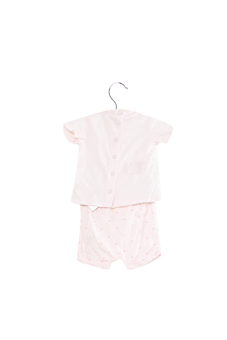 A Pink Shorts Sets from Chicco in size 3-6M for girl. (Back View)
