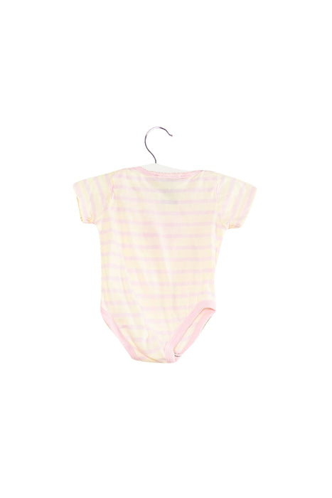 A Pink Short Sleeve Bodysuits from Juicy Couture in size 0-3M for girl. (Back View)