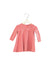 A Pink Long Sleeve Dresses from Natalys in size 6-12M for girl. (Front View)