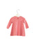 A Pink Long Sleeve Dresses from Natalys in size 6-12M for girl. (Back View)