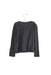 A Grey Long Sleeve Tops from Simonetta in size 6T for girl. (Back View)