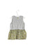 A Grey Sleeveless Dresses from Gingersnaps in size 3-6M for girl. (Back View)