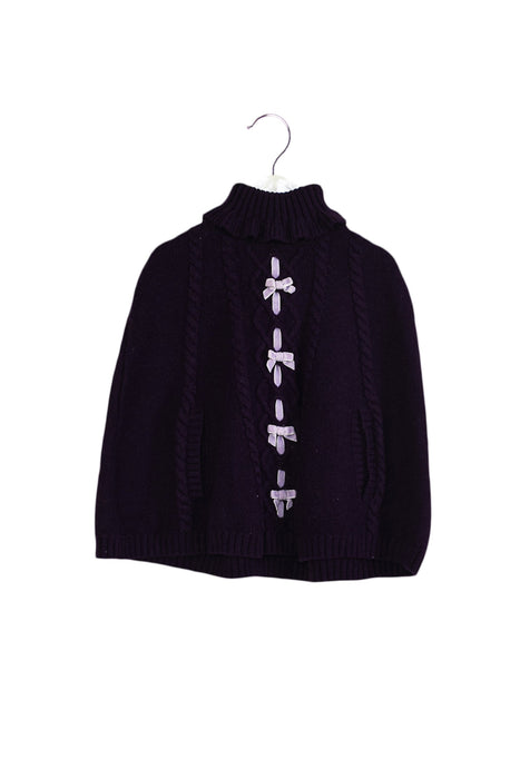 A Purple Capes & Ponchos from Janie & Jack in size 4T for girl. (Front View)