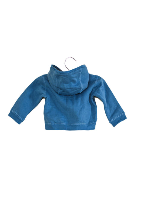 A Blue Zippered Sweatshirts from Burberry in size 3-6M for boy. (Back View)