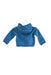 A Blue Zippered Sweatshirts from Burberry in size 3-6M for boy. (Back View)
