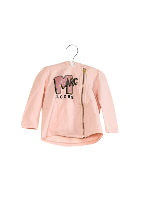 A Pink Lightweight Jackets from Little Marc Jacobs in size 12-18M for girl. (Front View)