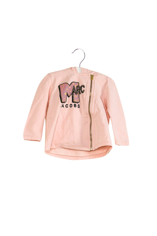 A Pink Lightweight Jackets from Little Marc Jacobs in size 12-18M for girl. (Front View)
