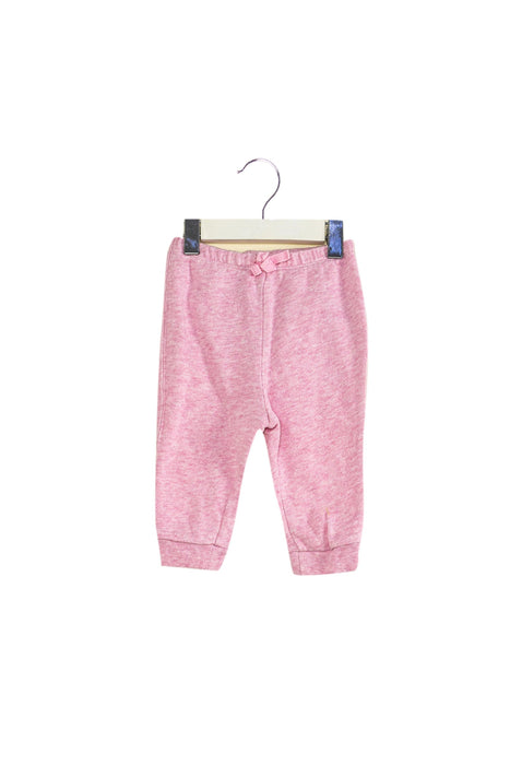 A Pink Sweatpants from Ralph Lauren in size 3-6M for girl. (Front View)