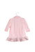 A Pink Long Sleeve Dresses from Ralph Lauren in size 3-6M for girl. (Back View)