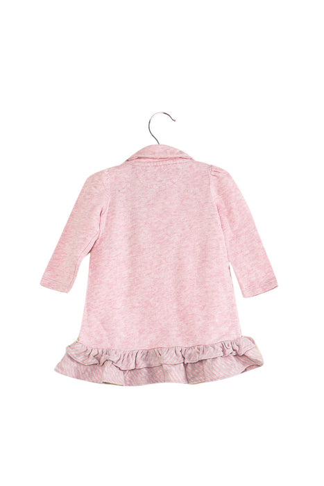 A Pink Long Sleeve Dresses from Ralph Lauren in size 3-6M for girl. (Back View)