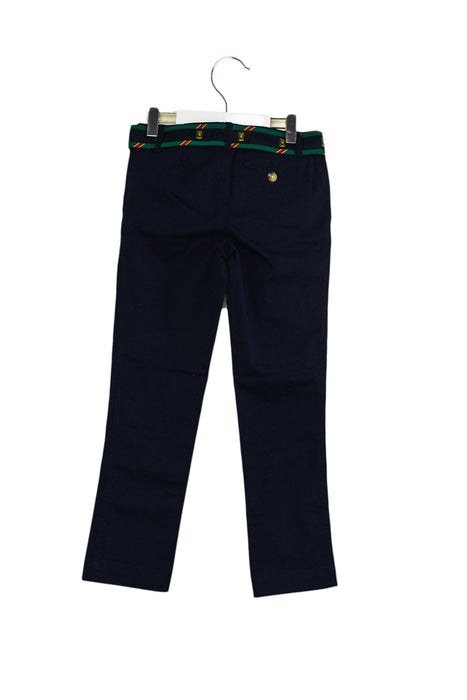 A Navy Casual Pants from Ralph Lauren in size 7Y for girl. (Back View)
