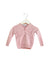 A Pink Cardigans from Eric Bompard in size 6-12M for girl. (Front View)