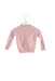 A Pink Cardigans from Eric Bompard in size 6-12M for girl. (Back View)