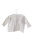 A White Long Sleeve Tops from Bouchara in size 3-6M for girl. (Back View)