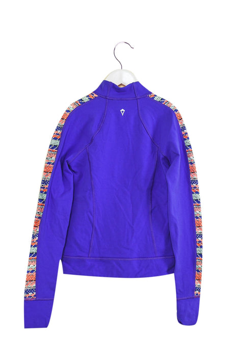 A Purple Zippered Sweatshirts from Ivivva in size 8Y for girl. (Back View)