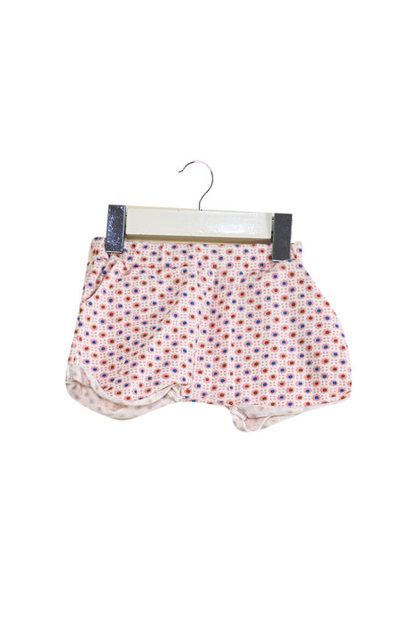 A Pink Shorts from Seed in size 0-3M for girl. (Front View)