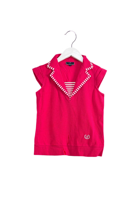 A Pink Short Sleeve Tops from Nicholas & Bears in size 8Y for girl. (Front View)