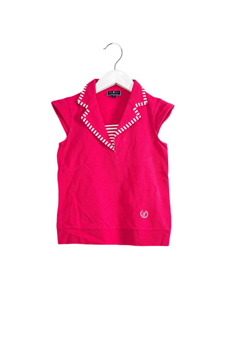 A Pink Short Sleeve Tops from Nicholas & Bears in size 8Y for girl. (Front View)