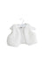 A White Vests from Petit Bateau in size 3-6M for girl. (Front View)