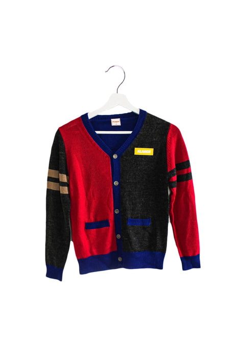 A Blue Cardigans from XLARGE Kids in size 7Y for girl. (Front View)