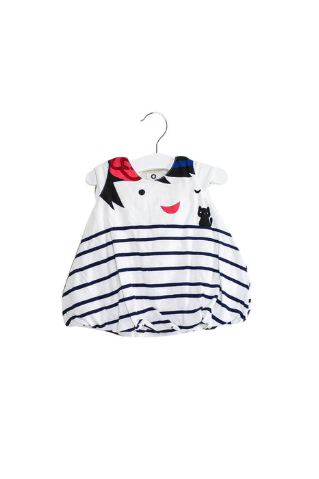 A White Long Sleeve Dresses from Catimini in size 0-3M for girl. (Front View)