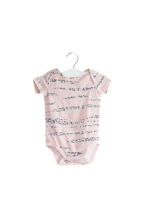 A Pink Short Sleeve Bodysuits from Kenzo in size 0-3M for girl. (Front View)