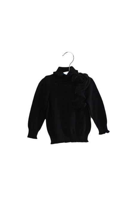 A Black Knit Sweaters from Nicholas & Bears in size 2T for girl. (Front View)
