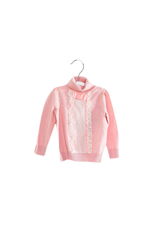 A Pink Knit Sweaters from Nicholas & Bears in size 2T for girl. (Front View)