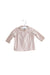 A Pink Long Sleeve Tops from Cyrillus in size 3-6M for girl. (Front View)