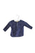 A Navy Long Sleeve Tops from La Petite Collection in size 3-6M for girl. (Front View)