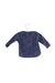 A Navy Long Sleeve Tops from La Petite Collection in size 3-6M for girl. (Back View)
