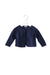 A Navy Cardigans from Bout'Chou in size 3-6M for girl. (Front View)