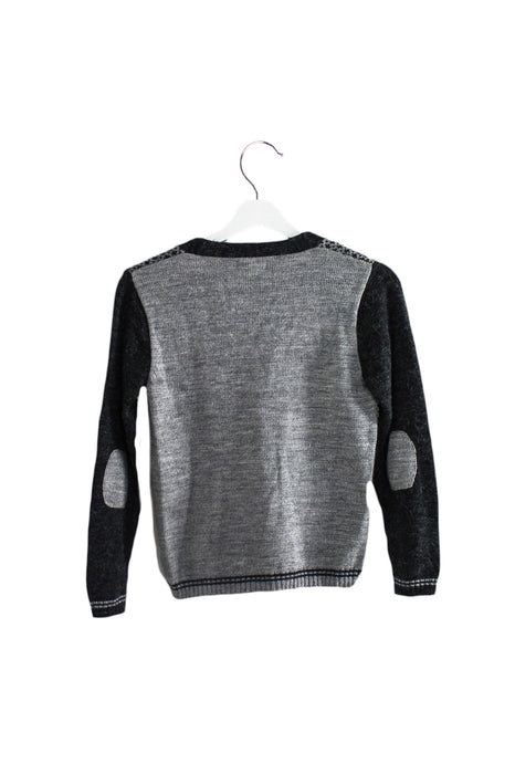 A Grey Cardigans from Sierra Julian in size 12Y for boy. (Back View)