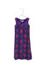 A Purple Sleeveless Dresses from Tea in size 5T for girl. (Front View)