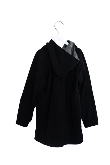 A Black Coats from Comme Ca Ism in size 7Y for girl. (Back View)