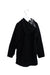 A Black Coats from Comme Ca Ism in size 7Y for girl. (Back View)