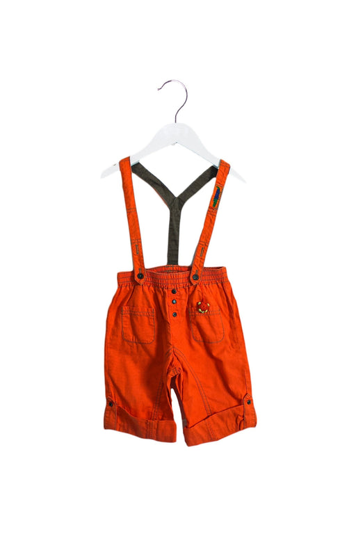 A Orange Long Overalls from Catimini in size 18-24M for girl. (Front View)