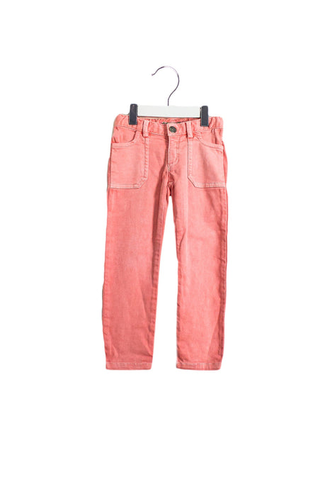 A Pink Casual Pants from Bonpoint in size 3T for girl. (Front View)