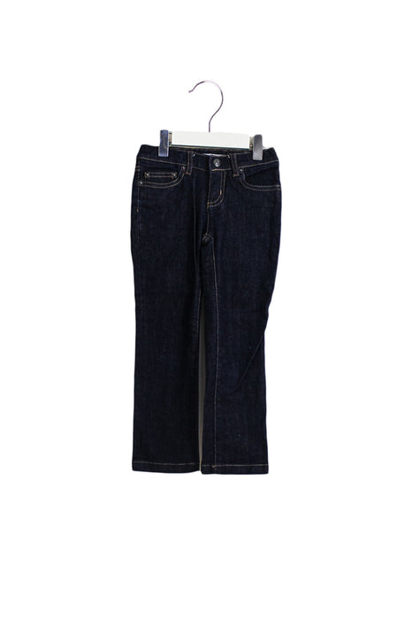 A Navy Jeans from Bonpoint in size 3T for girl. (Front View)