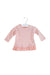 A Pink Long Sleeve Tops from Seed in size 0-3M for girl. (Front View)