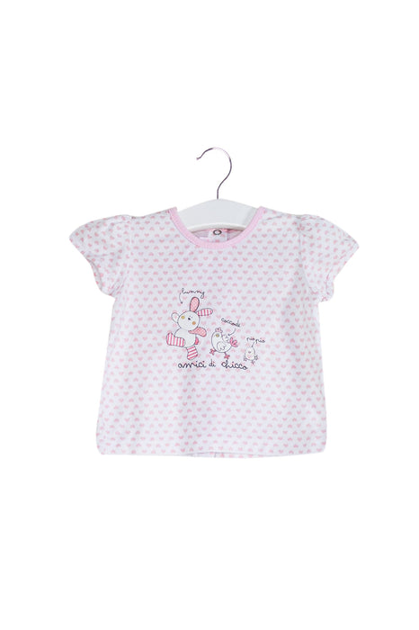 A Pink Shorts Sets from Chicco in size 3-6M for girl. (Front View)